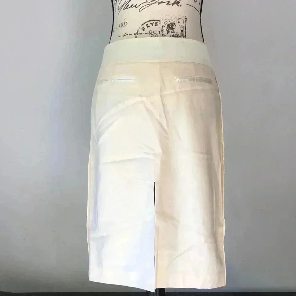 Club Monaco cream skirt